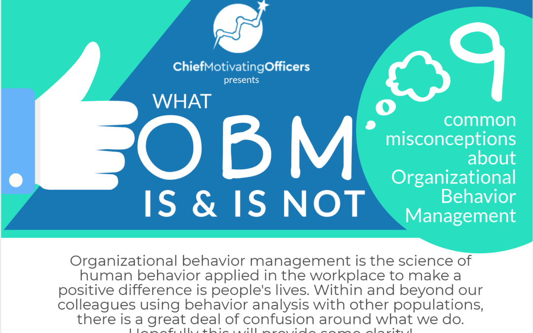 Infographic – 9 Common Misconceptions About Organizational Behavior Management